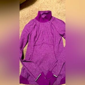 Quarter zip lulumeon pullover size 4